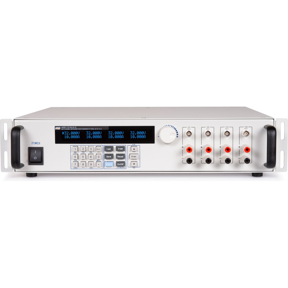 Изображение товара Источник питания АКИП-1175-4К-80-10 для промышленных систем в стойку и на стол