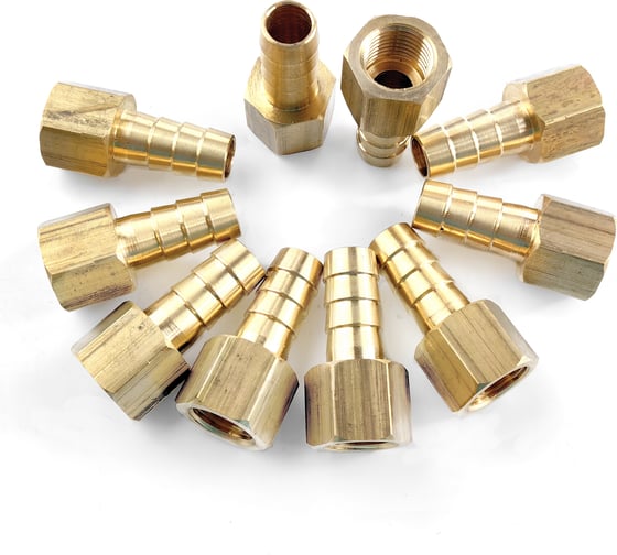 Изображение товара Штуцер пневмо (10 шт; 1/4"ВРх10 мм) Профитт 9276485