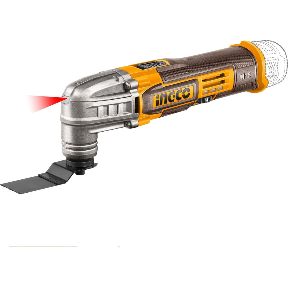 Изображение товара Многофункциональный аккумуляторный инструмент INGCO реноватор 16В 2хАКБ 2Ач и ЗУ SUPER CMLI16 CMLI16222