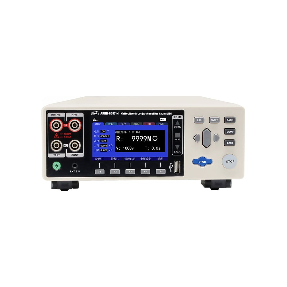 Изображение товара Измеритель сопротивления изоляции АКИП-8607 профессиональный тестер сопротивления МОм