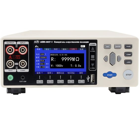 Изображение товара Измеритель сопротивления изоляции АКИП АКИП-8607