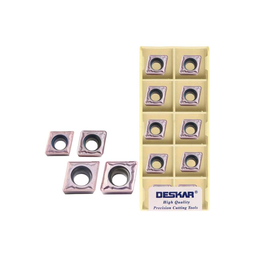 Изображение товара Пластина для точения DESKAR CCMT09T308 MP LF6018 10 шт 00-00051915 Изображение товара Пластина для точения DESKAR CCMT09T308 MP LF6018 10 шт 00-00051915