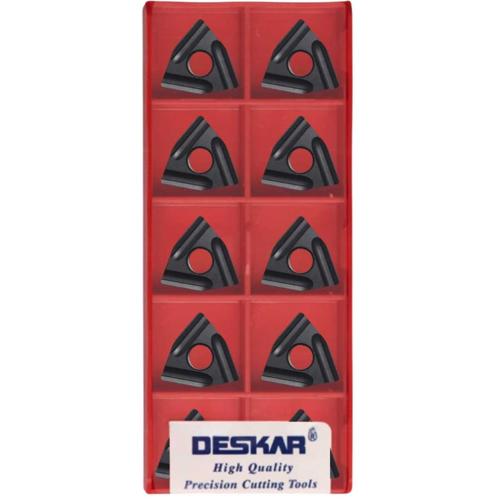 Изображение товара Пластина для точения DESKAR WNMG080404R-S LF9118 — хромированная поверхность, высокая износостойкос