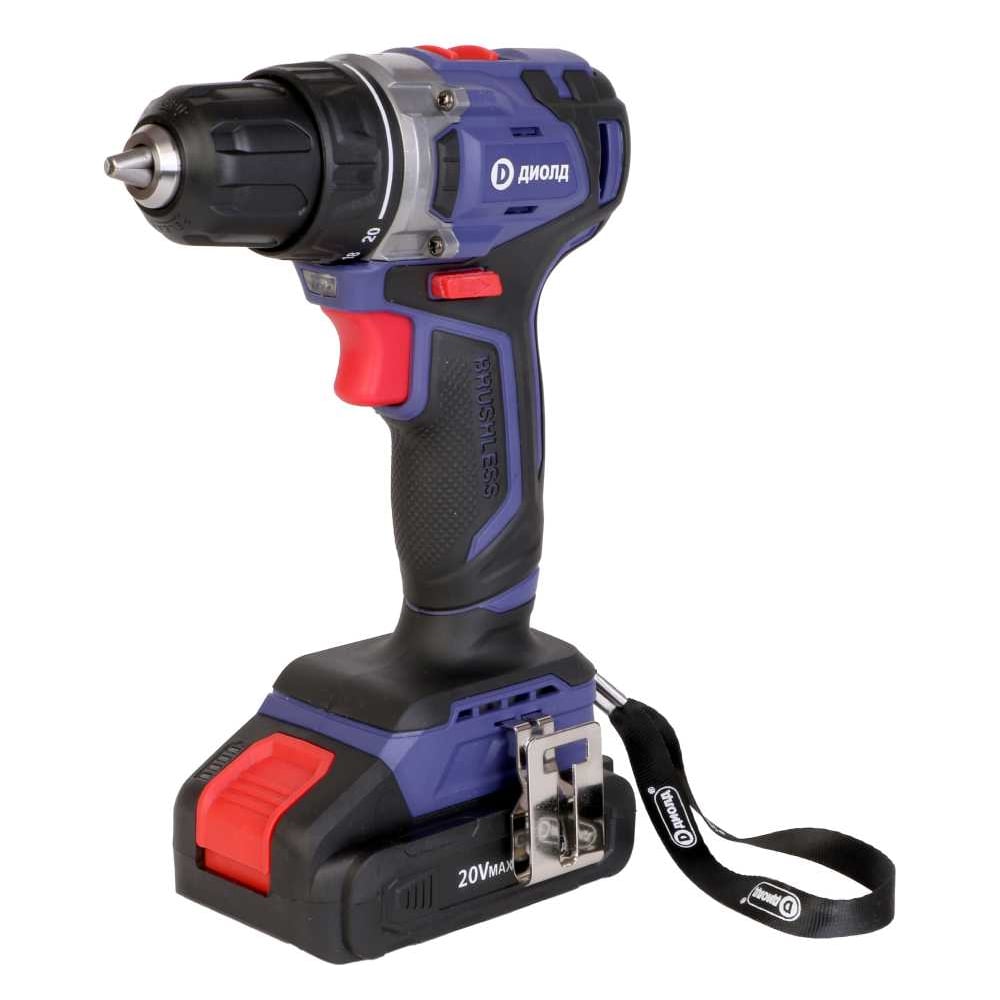 Изображение товара Аккумуляторная дрель шуруповерт Диолд ДЭА-20Л-09 20В 2Ач кейс