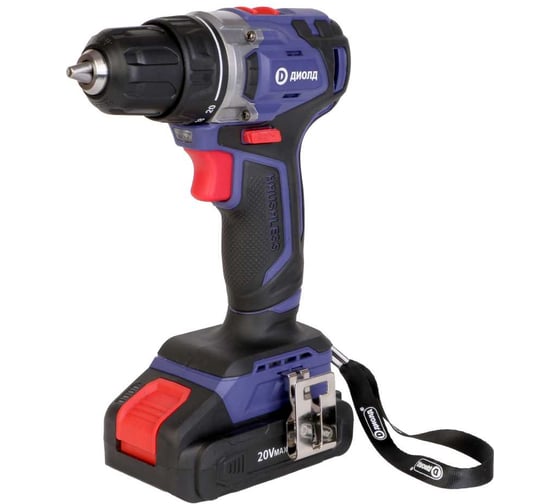 Изображение товара Аккумуляторная дрель-шуруповерт ДИОЛД ДЭА-20Л-09 (1 АКБ, кейс) 10300170