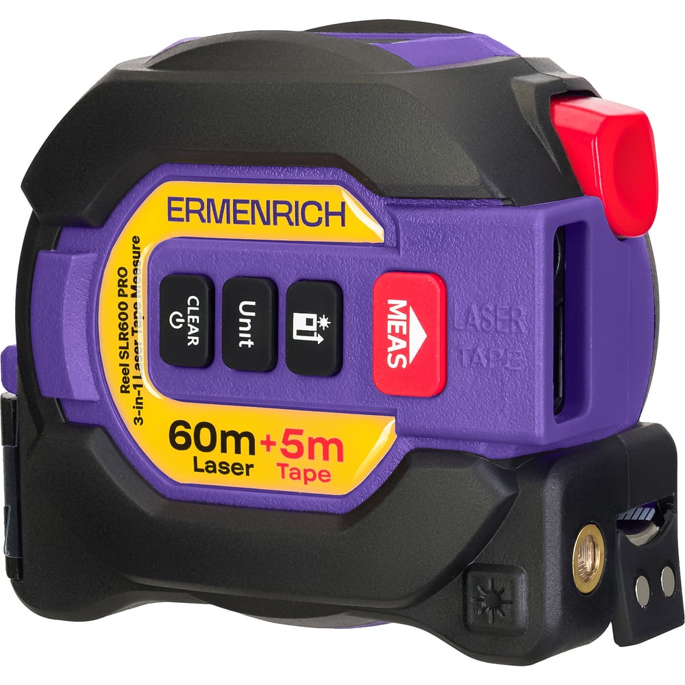 Изображение товара Рулетка с лазерным дальномером Ermenrich Reel SLR600 PRO 86175