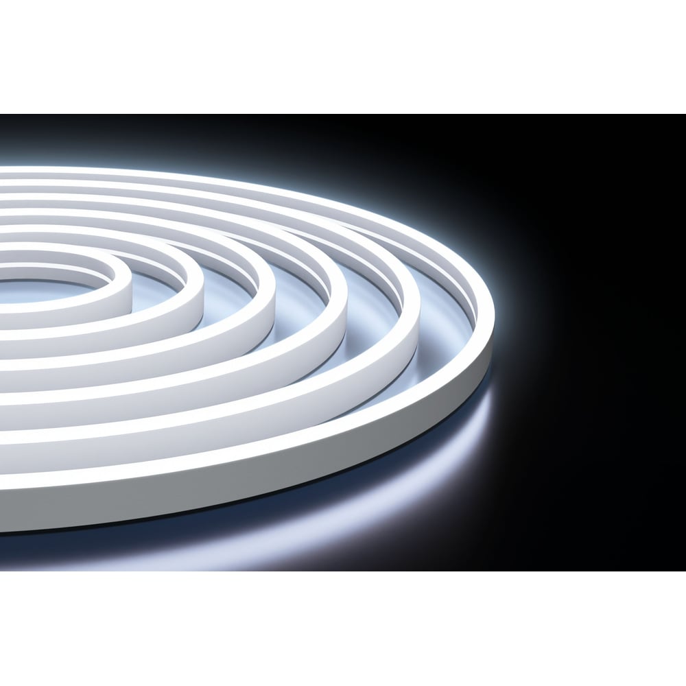 Изображение товара Светодиодный неон Apeyron 24В 10м IP65 холодный белый 6500K 120 LED/м