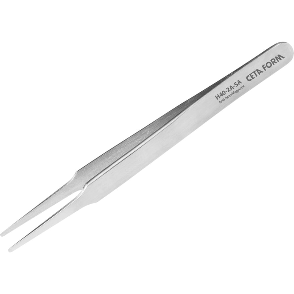 Изображение товара Пинцет закругленный тонкий Ceta Form 115мм для пайки и монтажа профессиональный