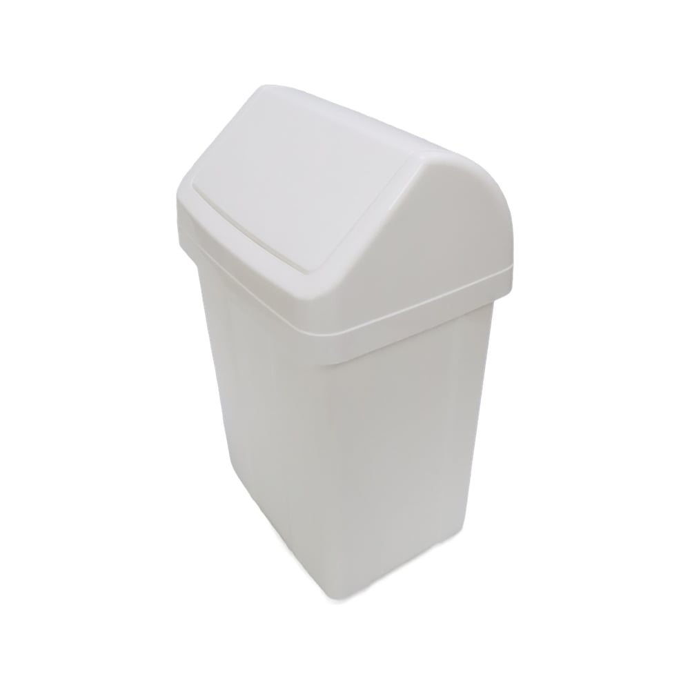 Изображение товара Ведро для мусора ACG с плавающей крышкой 12л белое
