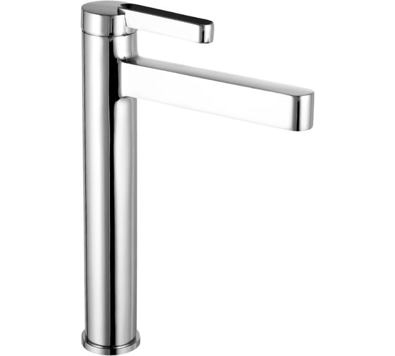 Изображение товара Смеситель для раковины-чаши однорычажный высокий ViEiR латунь хром керамический картридж для умывальника-чаши V083513