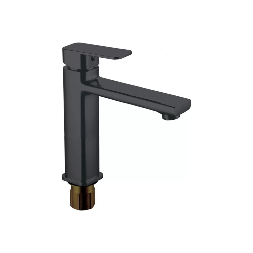 Изображение товара Смеситель для умывальника ViEiR однорычажный высокий матовый черный