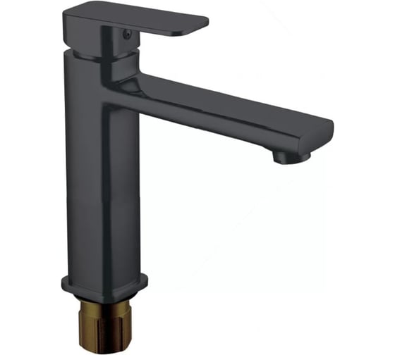Изображение товара Смеситель для раковины-чаши однорычажный высокий ViEiR латунь черный керамический картридж для умывальника-чаши V113515-C