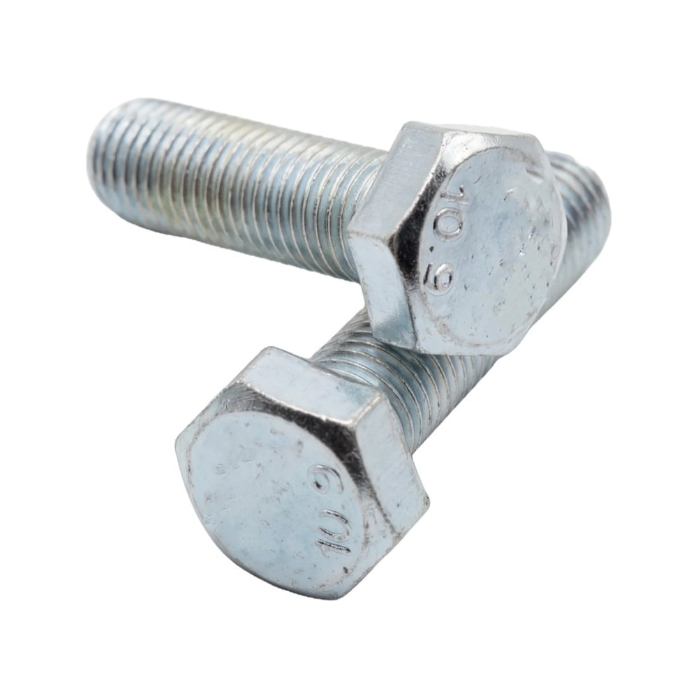 Изображение товара Болт DIN 933 М12x40 10.9 цинк 40 штук крепежный элемент