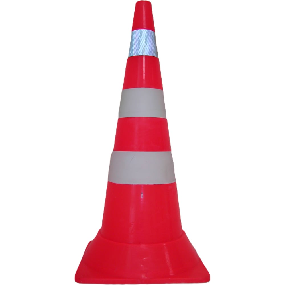 Изображение товара Дорожный сигнальный конус оранжевый 750 мм комбинированный КС-3.5