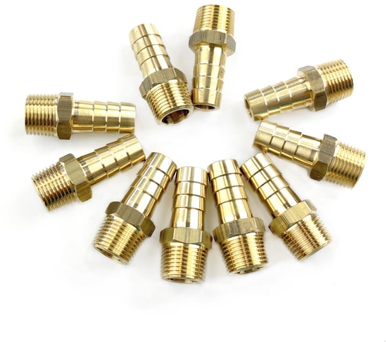 Изображение товара Штуцер пневмо (10 шт; 3/8"НРх12 мм) Профитт 9276720