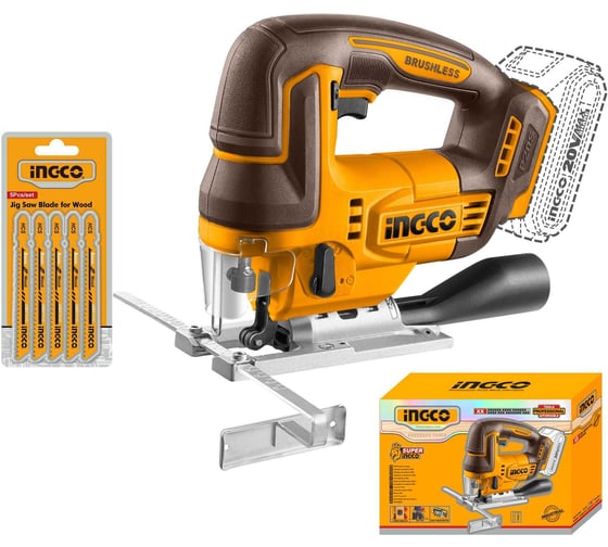 Изображение товара Аккумуляторный лобзик INGCO 20В б/щ INDUSTRIAL CJSLI1008