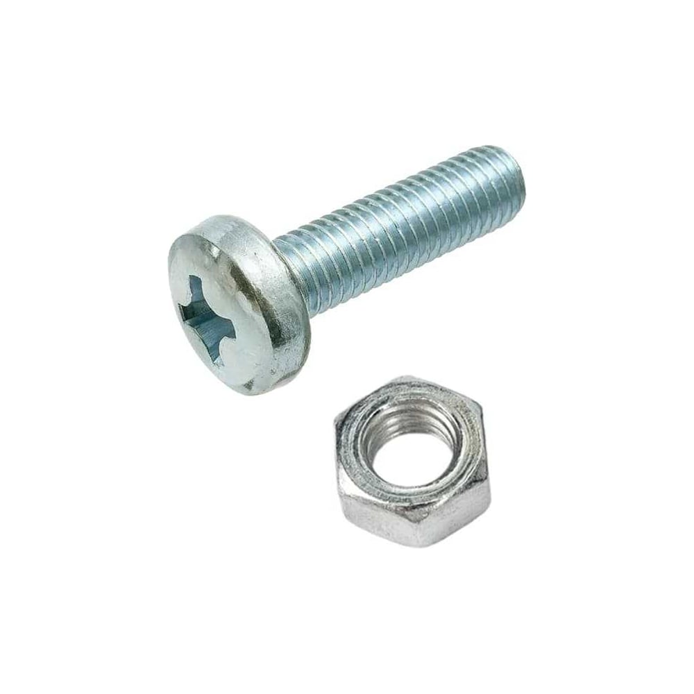 Изображение товара Набор винтов и болтов М4 с гайками в органайзере DIN 7985 17473-80