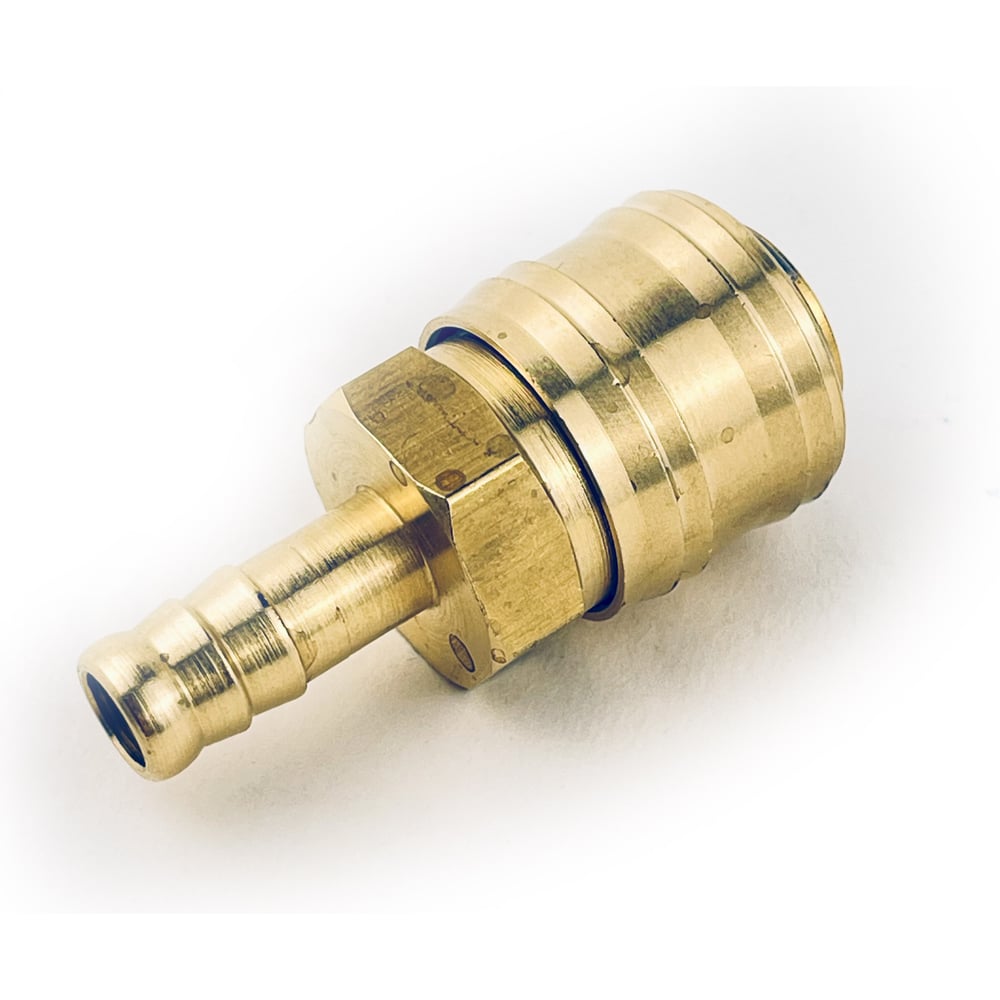 Изображение товара Муфта для шлангов AirPoint NW 7.2 х елочка 9 мм рапид EURO латунь