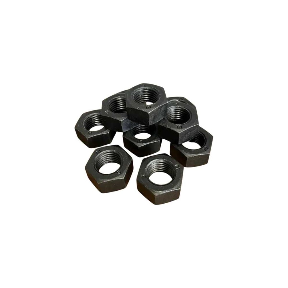 Изображение товара Гайка 23 Болта М8 высокопрочная черная DIN 934, 50 шт.