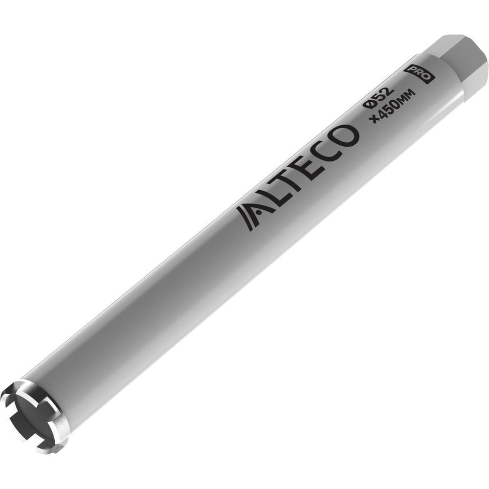 Изображение товара Алмазная коронка ALTECO Pro 52х450 для бетона кирпича камня М22