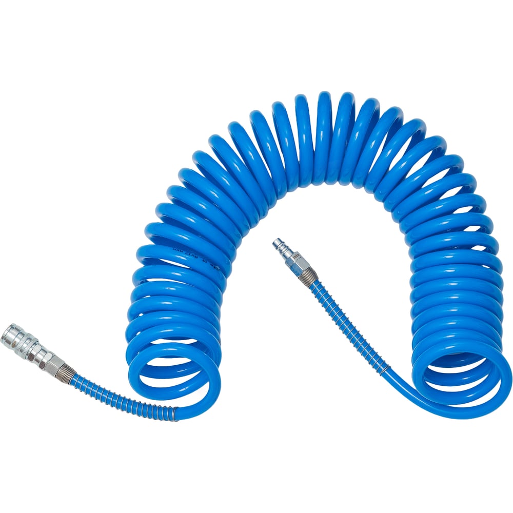 Изображение товара Шланг пневматический полиуретановый витой MTE 8х12 мм 6 метров