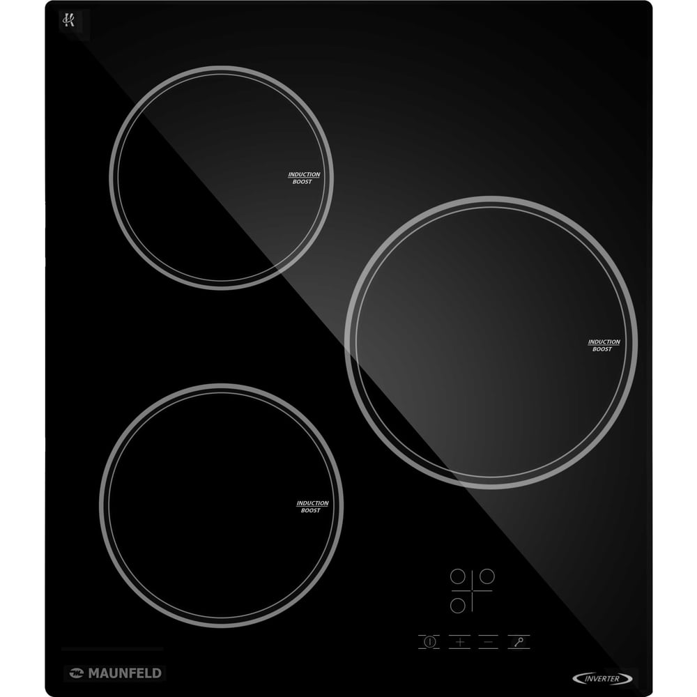 Изображение товара Индукционная варочная панель MAUNFELD AVI4532BK с 3 конфорками сенсорное управление