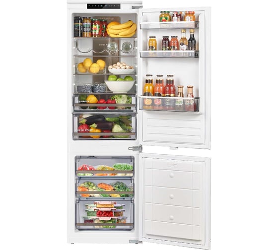 Изображение товара Холодильник-морозильник встраиваемый MAUNFELD MBF17754NFWHGR LUX Inverter