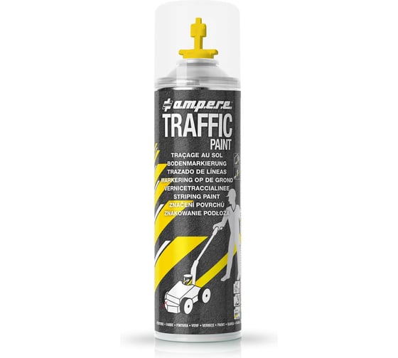 Изображение товара Kpacka для нанесения линий A.M.P.E.R.E. TRAFFIC PAINT AMPERE(желтая) 00-00010390