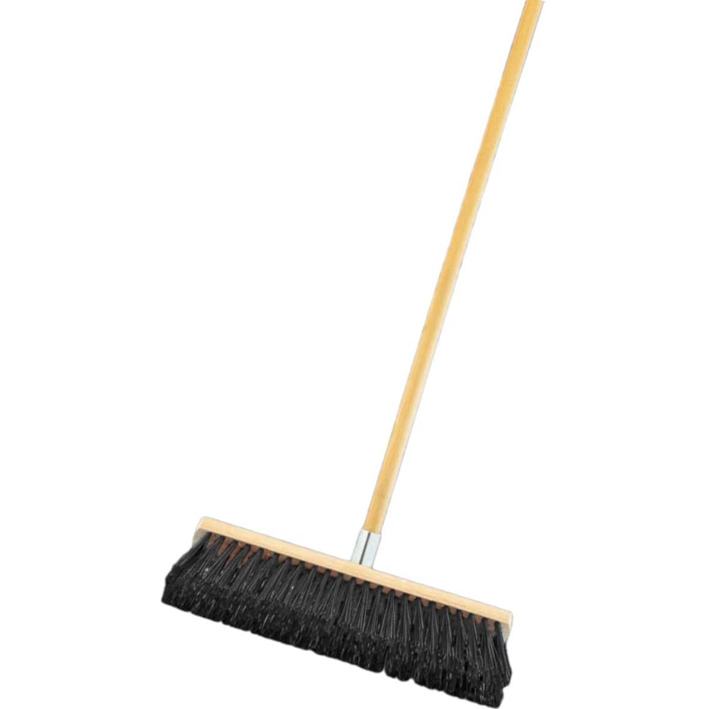 Изображение товара Щетка уличная в сборе Guppy 400 мм бук с ручкой и искусственной щетиной