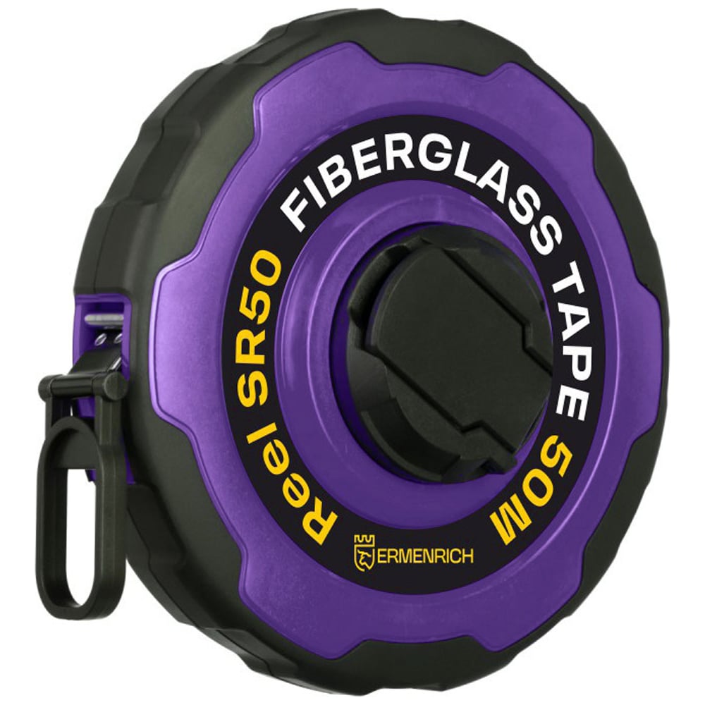 Изображение товара Рулетка Ermenrich Reel SR50 50м 15мм желтая профессиональная