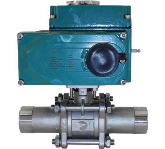 Изображение товара Кран шаровый NEWKEY приварной, AISI304 DN32 (1_1/4), с электроприводом AC 220V (C-05) NK-BEp32/4*PEAH50