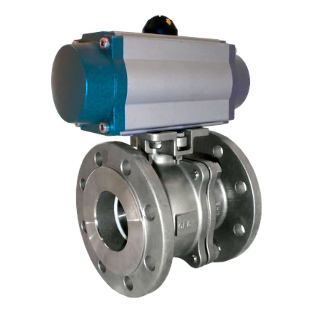 Изображение товара Кран шаровый фланцевый NEWKEY с пневмоприводом DN 100