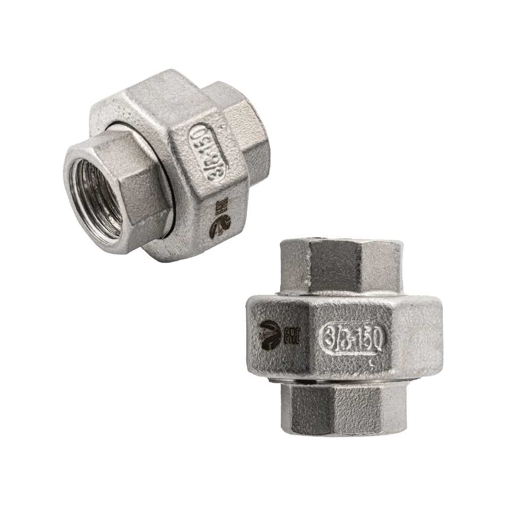 Изображение товара Американка NEWKEY вр/вр нержавеющая AISI304 DN10 3/8 2 шт