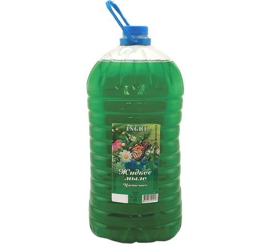 Изображение товара Мыло жидкое ОФИСМАГ INGRI цветочное, 5л, ПЭТ 01058 605428