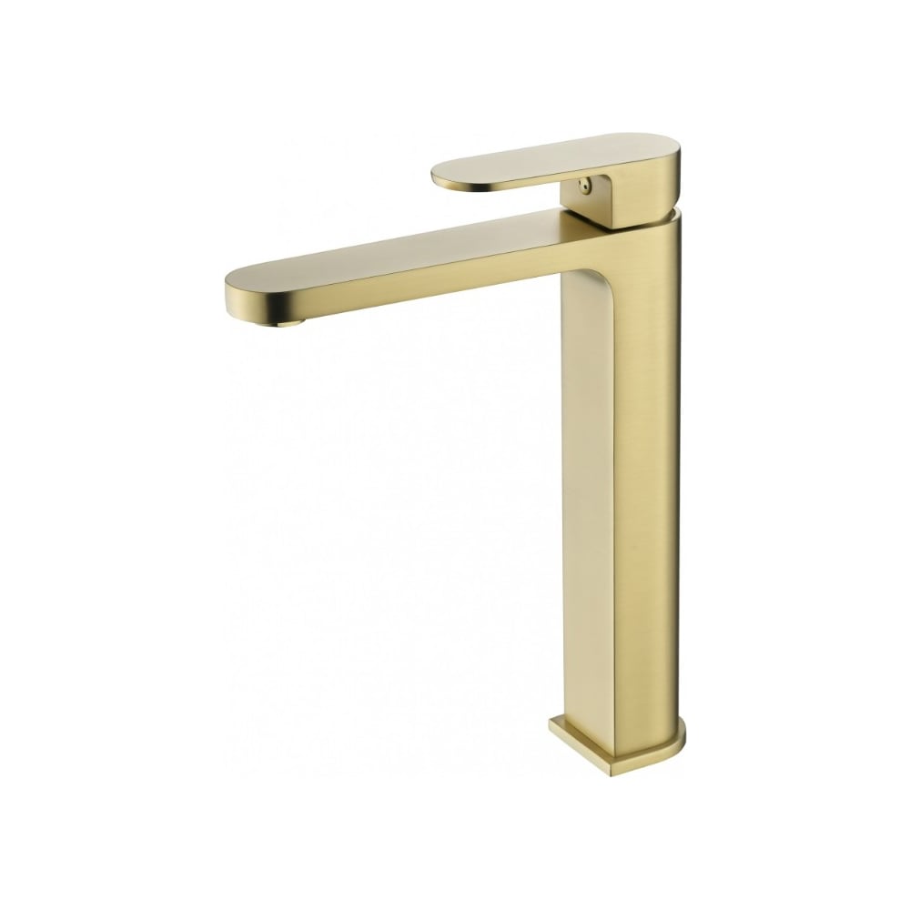 Изображение товара Смеситель для умывальника ViEiR однорычажный высокий матовое золото V283512-S