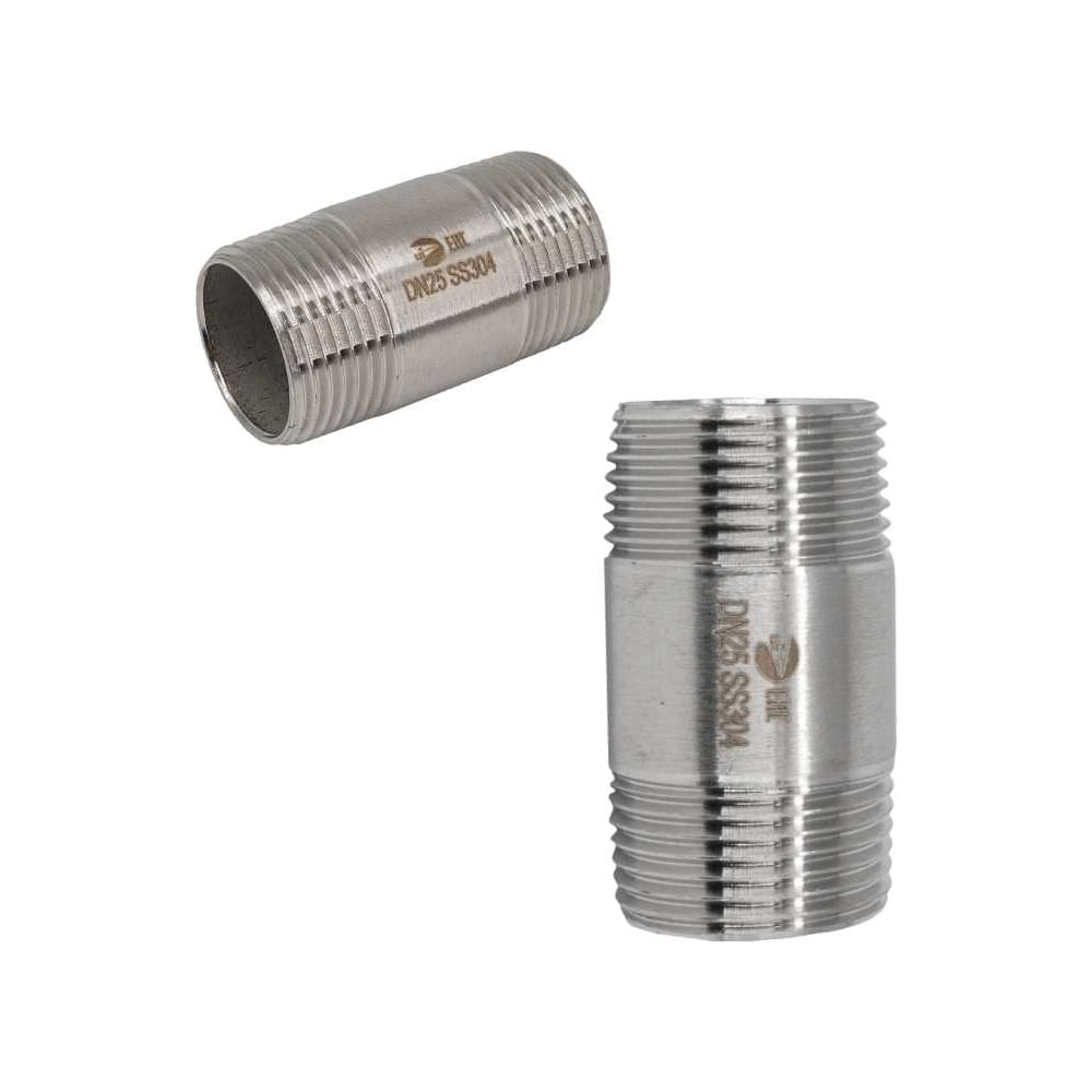 Изображение товара Бочонок NEWKEY нержавеющий DN25 1М-1М, набор 2 шт, PN16