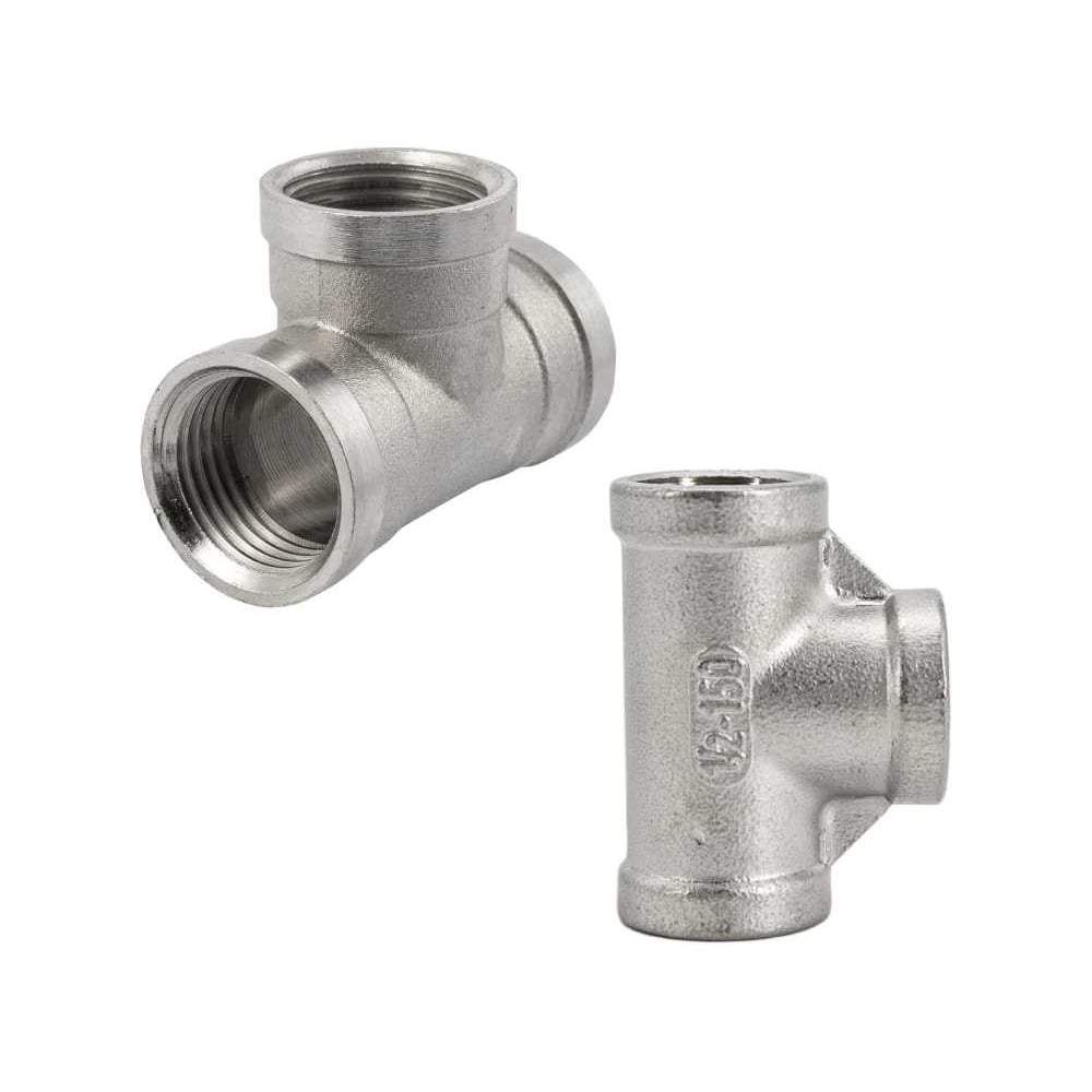 Изображение товара Тройник NEWKEY 1/2 дюйма из нержавеющей стали AISI 304 комплект 2 шт