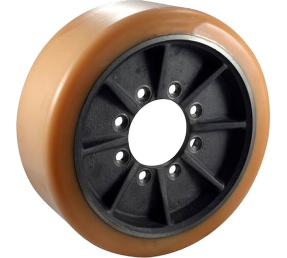 Изображение товара Ведущее колесо для штабелёра (ричтрака) Stravitel 400*160 мм, 8 отверстий, 50112525/50038304