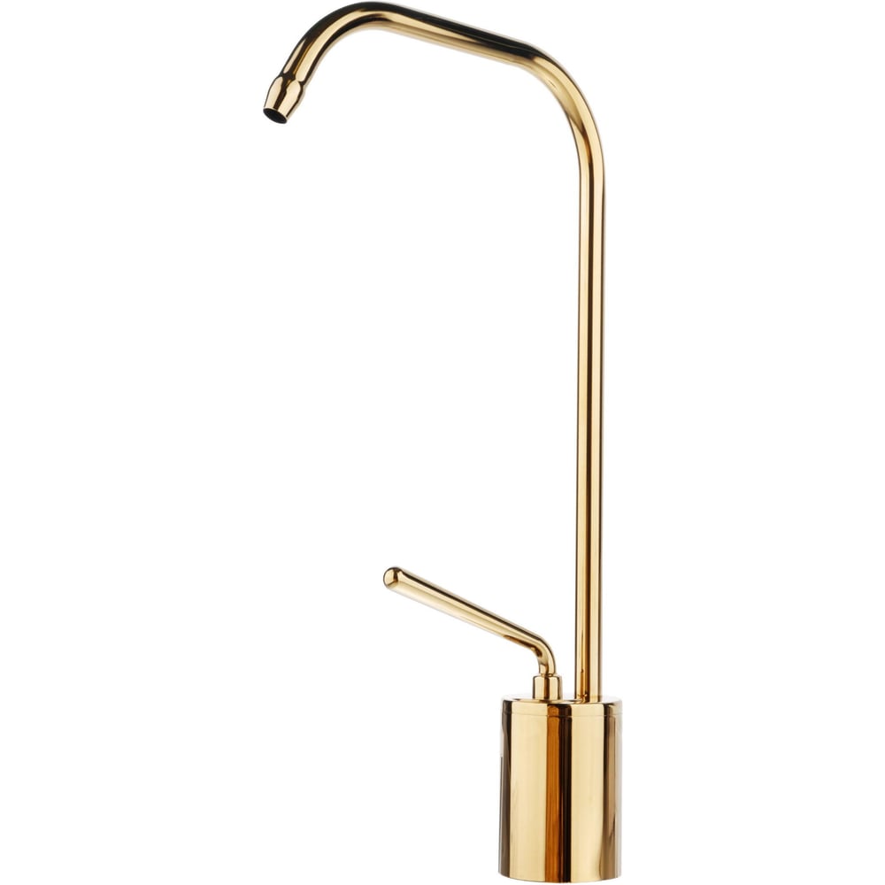 Изображение товара Кран Гейзер Элит золото 25822 - однорычажный кухонный смеситель для мойки