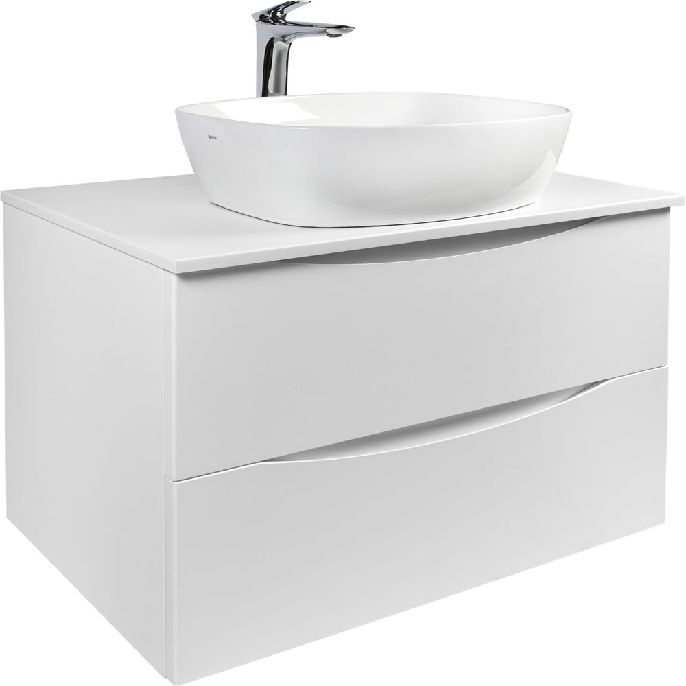 Изображение товара Тумба c раковиной BOND подвесная с белой столешницей T05805-S56500