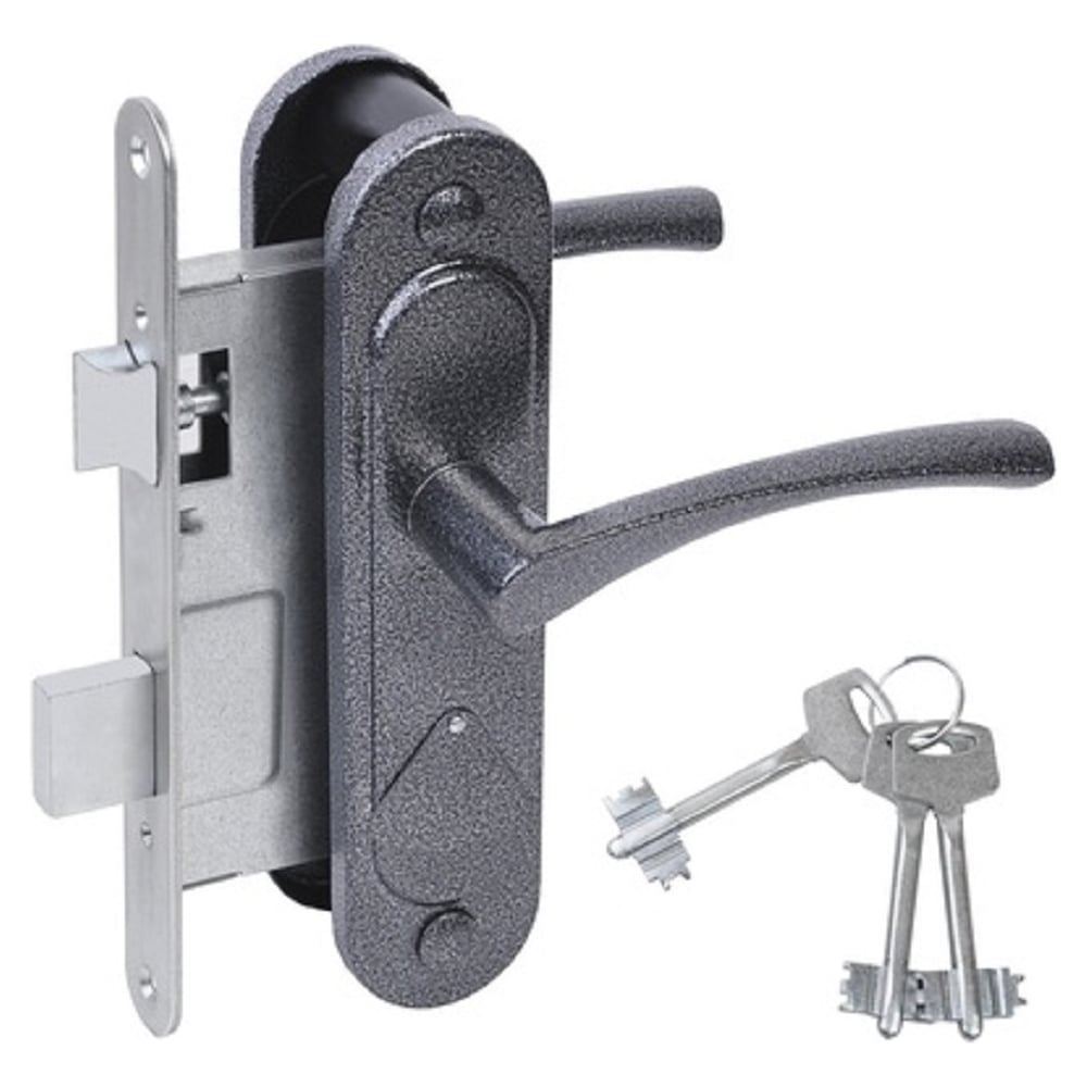 Изображение товара Замок врезной Абсолют ЗВ9.2-07 серебро для деревянных дверей