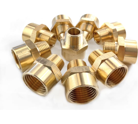 Изображение товара Переходник пневмо (10 шт; 3/8"НР - 1/2"ВР) Профитт 9276164