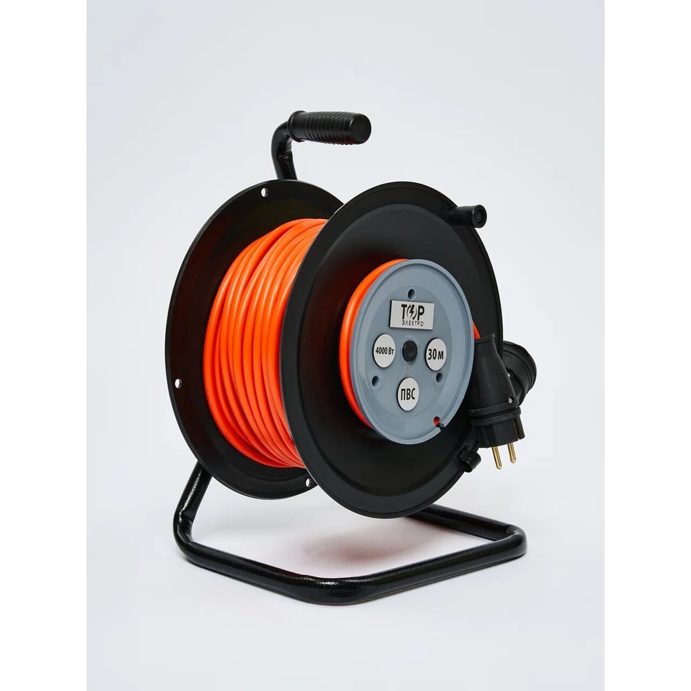 Изображение товара Удлинитель ТОРЭЛЕКТРО ПВС 4000 Вт 25м садовая катушка IP44