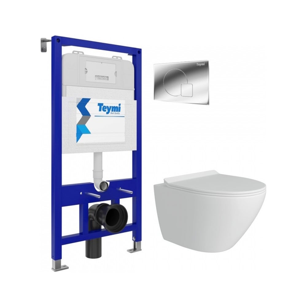 Изображение товара Комплект Teymi Aina 52 и унитаз Lina Pro F00789