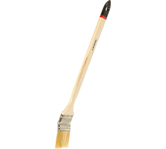 Изображение товара Радиаторная кисть STAYER UNIVERSAL светлая натуральная щетина, деревянная ручка, 50мм, 2" 0111-50
