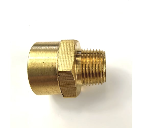 Изображение товара Переходник пневмо (10 шт; 1/4"НР - 3/8"ВР) Профитт 9276126