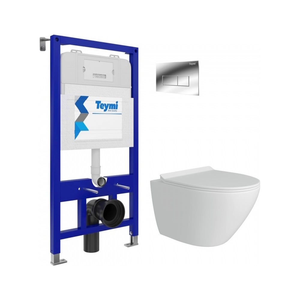 Изображение товара Комплект Teymi: Инсталляция Aina 52 и Унитаз Lina Pro F00777