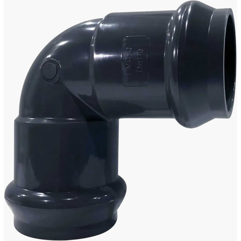 Изображение товара Отвод AQUAVIVA НПВХ напорный двухраструбный 225х90 AQV102225 для водоснабжения и канализации