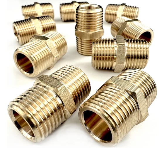 Изображение товара Ниппель пневмо (10 шт; 1/2"НР) Профитт 9276317