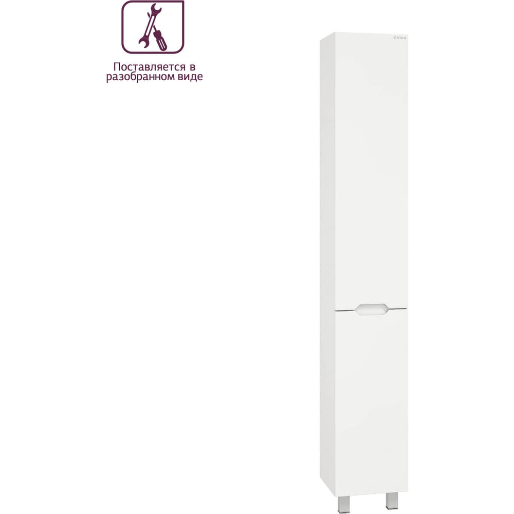 Изображение товара Пенал Onika Айленд 30, белый, напольный
